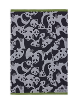 70940-5435-01-10_1; Finlayson Sukukokous Keittiöpyyhe 2kpl Musta / Valkoinen / Vihreä / 70x50 cm