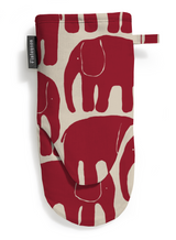 80006-4547-28-10; Finlayson Elefantti Patakinnas Punainen / Beige / 15x30 cm