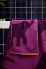 70562-5415-01-12_3; Finlayson Elefantti vapaa 1 Käsipyyhe Violetti / 30x50 cm