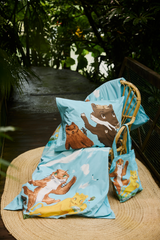 80220-5507-01-10_2; Finlayson Sankarit Kangaskassi Monivärinen / 36x42 cm