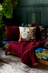 109386-4900_4; Finlayson Viserrys Blanket Viininpunainen / 125x170 cm