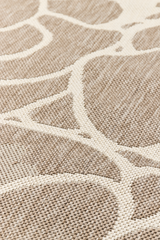 108296-1001_4; 108295-1001_4; 108294-1001_4; Finlayson Makeba Hallway Rug Beige-valkoinen / 100x80 cm