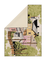 109079-4220_2; Finlayson Naapurusto Midfloor Rug Pinkki-keltainen / 133x190 cm