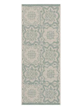 108593-7100; Finlayson Kujakatti Käytävämatto Salvianvihreä / 80x200 cm