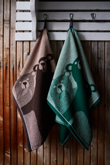 70563-1499-05-12_2; Finlayson Kopla Käsipyyhe Tummanruskea / 50x70 cm