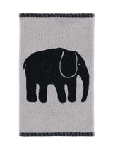 70562-1464-06-12; Finlayson Elefantti Käsipyyhe Musta / Harmaa / 30x50 cm