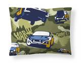 109401-7303; Finlayson Vallila x Secto Rally Ralli Tyynyliina Vihreä / 50x60 cm