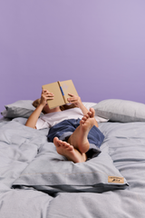 60790-0100-01-06_1; Finlayson Old jeans Pussilakanasetti Siniharmaa / 150x210 + 50x60 cm