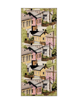 109078-4220; Finlayson Naapurusto Hallway Rug Pinkki-keltainen / 80x200 cm