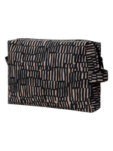 80250-5531-03-05; Finlayson Serenadi Toilettilaukku Tummanharmaa / Hiekka / 28x20 cm