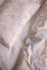 60674-5416-04-06_10; Finlayson Elefantti villi Vauvan pussilakanasetti Monivärinen / 85x125 + 40x60 cm