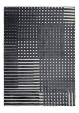 109422-9700; Finlayson Ristikko Midfloor Rug Antrasiitti / 140x200 cm