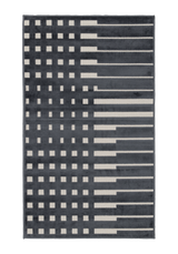 109420-9700; Finlayson Ristikko Hallway rugs Antrasiitti / 68x110 cm