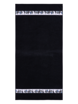 70156-4864-01-06_3; Finlayson Tom of Finland Blue Squad Kylpypyyhe Musta / 90x180 cm