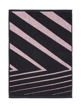 70563-4424-01-12_1; Finlayson Korret Käsipyyhe Harmaa / Vaaleanpunainen / 50x70 cm