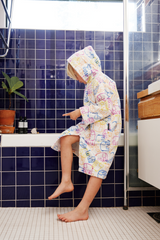 70234-5417-01-03_2; 70233-5417-01-03_2; Finlayson Elefantti villi pieni Lasten kylpytakki Multi / 92-104 cm