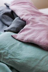 60765-0200-09-05_5; 60760-0200-09-06_5; Finlayson Lino Pellava pussilakanasetti Violetti / 150x210 + 50x60 cm