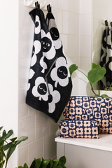 80254-5492-02-05_1; Finlayson Kukkariemu Toilettilaukku Tummansininen / Roosa / 20x9 cm