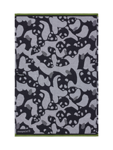 70940-5435-01-10_2; Finlayson Sukukokous Keittiöpyyhe 2kpl Musta / Valkoinen / Vihreä / 70x50 cm