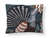 109315-7913; Finlayson Metsänvartijat Tyynyliina Teal-ruskea / 50x60 cm