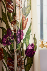 23310-101301-3750CU_1; Finlayson Kukoistus Verho Terra-violetti / 140x250 cm