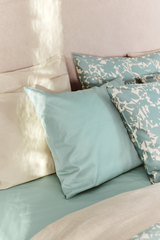 60052-0791-20-05_2; Finlayson Yksivärinen Satiinialuslakana Salvianvihreä / 240x270 cm