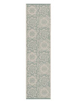 108595-7100; Finlayson Kujakatti Käytävämatto Salvianvihreä / 80x300 cm
