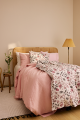 60765-0200-03-05_1; 60760-0200-03-06_1; Finlayson Lino Pellavapussilakanasetti Roosa / 150x210 + 50x60 cm