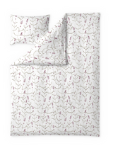60714-5485-01-06; Finlayson Juuli Lyocell-puuvillapussilakanasetti Roosa / Beige / 150x210 + 50x60 cm
