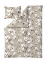 60712-4667-23-06; Finlayson Magnolia Satiinipussilakanasetti Beige / 150x210 + 50x60 cm