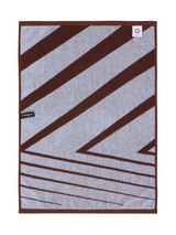 70563-4424-02-12_2; Finlayson Korret Käsipyyhe Ruskea / Vaaleansininen / 50x70 cm