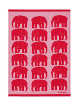 70940-4547-06-10_3; Finlayson Elefantti Keittiöpyyhe 2 kpl Punainen / 50x70 cm