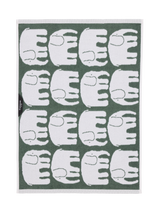 70563-4547-11-12_4; Finlayson Elefantti Käsipyyhe Tummanvihreä / 50x70 cm