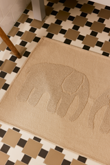 70321-4547-01-06_1; Finlayson Elefantti Kylpymatto Beige / 50x80 cm