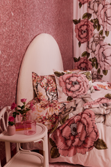 CT002753-4271_1; Finlayson Alma Bedset Pinkki-vihreä / 150x210 cm