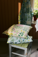 80813-5502-02-04_1; Finlayson Joutomaa Koristetyynynpäällinen Luonnonvalkoinen / Vihreä / 48x48 cm