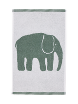 70562-1464-11-12; Finlayson Elefantti Käsipyyhe Tummanvihreä / 30x50 cm