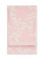 70087-5488-02-12; Finlayson Katveessa Käsipyyhe Vaaleanpunainen / Luonnonvalkoinen / 50x70 cm 