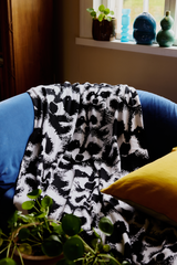 20675-4682-03-04_1; Finlayson Pesue Torkkupeitto Mustavalkoinen / 125x150 cm 