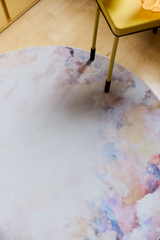 109345-4060_1; Finlayson Poutapilvi Round Rug Pastelli / Ø120 cm 