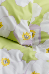 60136-5503-01-10_2; Finlayson Ruusa Tyynyliina Vaaleanvihreä / Vaaleanlila / 50x60 cm 