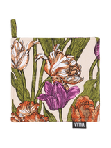 109317-3750; Finlayson Kukoistus Patalappu 2 kpl Terra-violetti / 20x20 cm 