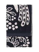 109000-9901_3; Finlayson Viserrys Hand towel Musta-valkoinen / 50x70 cm 