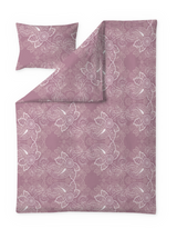 60714-4546-14-06; Finlayson Viktoria Tencel-puuvillapussilakanasetti Roosa / 150x210 + 50x60 cm 