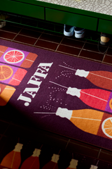 108739-4900_1; Finlayson Jaffa Käytävämatto Viininpunainen / 80x200 cm 