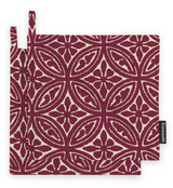 80018-4594-03-10; Finlayson Elektra Patalappu Viininpunainen / 22x22 cm 