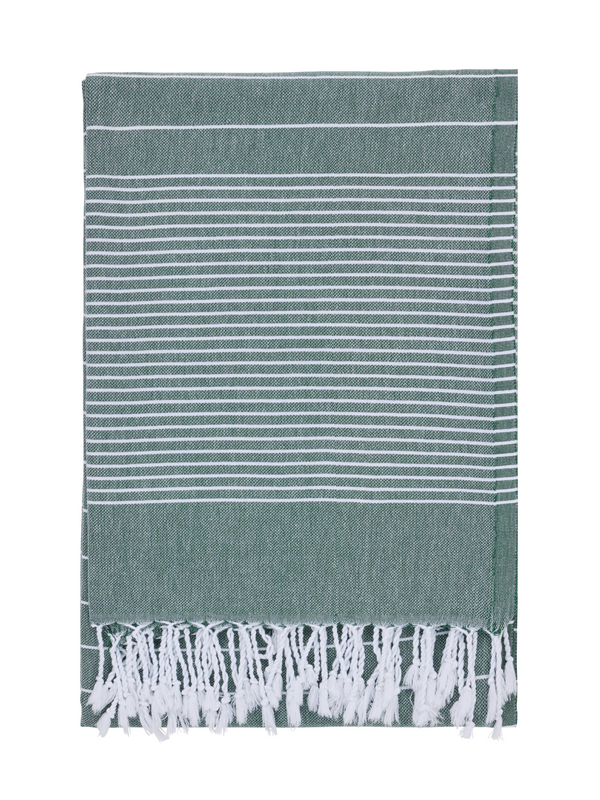 70169-1530-10-06; Finlayson Huili Hamam-pyyhe Tummanvihreä / 90x180 cm 