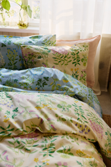 60652-5502-01-06_2; Finlayson Joutomaa Pussilakanasetti Vaaleansininen / Vihreä / 150x210 + 50x60 cm 