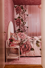 CT002457-4271_2; Finlayson Vallila Alma Verho Pinkki-vihreä / 140x250 cm 