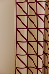 23310-23982-1049CU_3; Finlayson Lucina Verho Beige-viininpunainen / 140x250 cm 